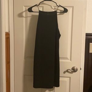 Black mini dress